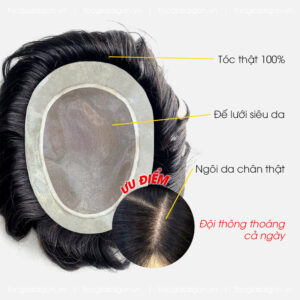 Tóc giả nam che hói