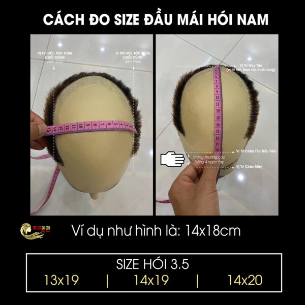 Tóc giả nam che hói