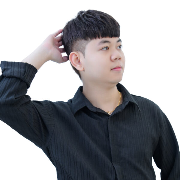 tóc giả nam kiểu layer ngố