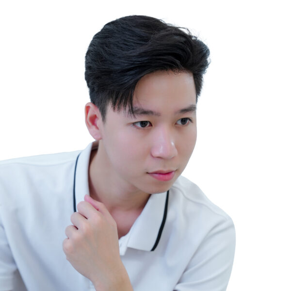 Tóc Giả Nam Kiểu Sidepart 7/3 Mái Rũ