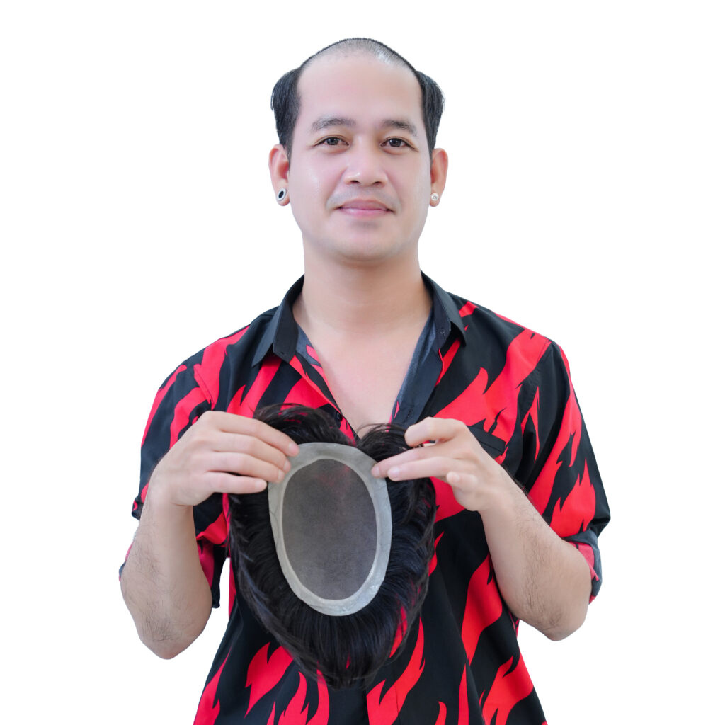 tóc giả nam sidepart - tóc giả sài gòn