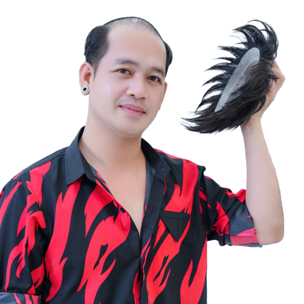 tóc giả nam sidepart - tóc giả sài gòn