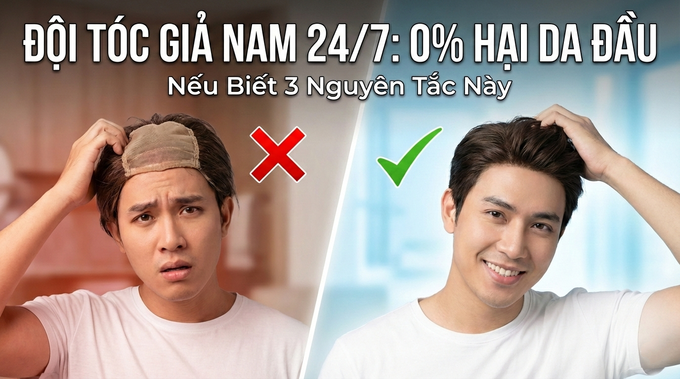 Đội tóc giả nam có hại không