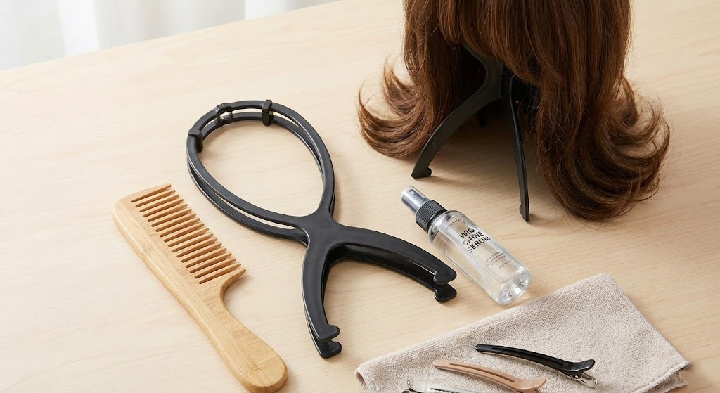 Dụng cụ chăm sóc tóc giả tại nhà