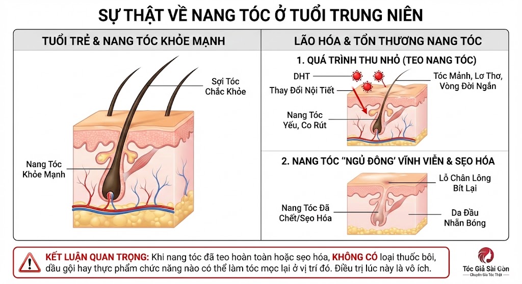 Giải Pháp Che Hói Đầu Tuổi Trung Niên