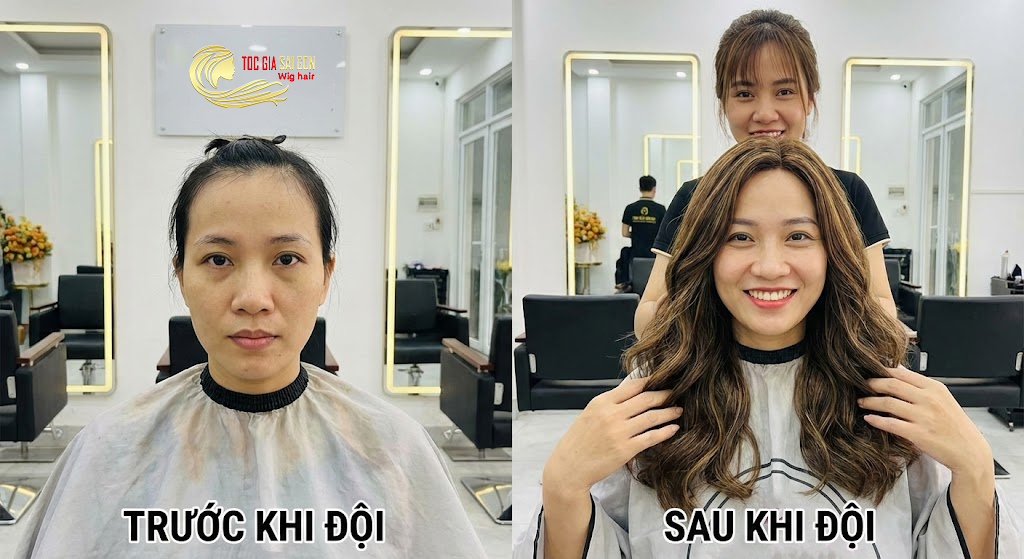 Trước và sau khi đội tóc giả