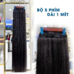 Khám phá độ dày mượt ấn tượng của bộ 5 phím tóc giả làm từ 100% tóc thật dài 1m tại Tóc Giả Sài Gòn