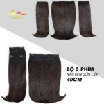 Trải nghiệm vẻ đẹp tự nhiên của bộ phím tóc giả 40cm làm từ 100% tóc thật, lưới mỏng tệp da đầu tại Tóc Giả Sài Gòn